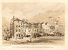 Old houses on north side of Gallowgate, near Spoutmouth, 1845, Glasgow 1848