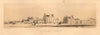 Argyll Street 1793. North side - Union to Queen Street, Glasgow 1848 old print