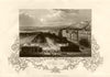 Villa Royal, Naples, Italy. Napoli. TALLIS c1855 old antique print picture