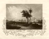 View of Palermo, Sicily. Italy. TALLIS c1855 old antique vintage print picture