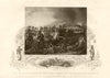 The Life Guards' decisive charge at the Battle of Waterloo, 1815. TALLIS c1855