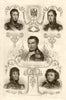 Napoleon Bonaparte & his generals. Massena, Ney, Murat & Kleber. TALLIS c1855