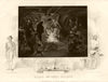 The death of Lord Nelson, Battle of Trafalgar, 1805. TALLIS c1855 old print
