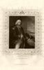 Richard, First Earl Howe (1726-1799), after Gainsborough. TALLIS c1855 print