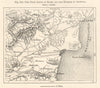 Alicante. Elche Jardin Huerto del Cura. Orihuela. Spain. Sketch map 1885