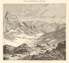 Breach of Roland. Brèche de Roland. Brecha de Rolando. Hautes-Pyrénées 1885