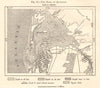 Bay of / Bassin d'Arcachon. Cap-Ferret. Dune du Pilat. Gironde. Sketch map 1885