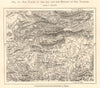 Arc Valley & Montagne Sainte-Victoire. Aix-en-Provence. Sketch map 1885