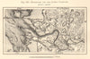 Rochefort and the Lower Charente. Charente-Maritime. Sketch map 1885 old