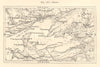 Rade de Brest. Armorique. Finistère. Sketch map 1885 old antique chart
