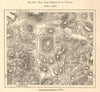 Lac des Settons. Montsauche-les-Settons. Nièvre. Sketch map 1885 old