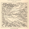 The basin & environs of Vitry-Le-François. Marne. Sketch map 1885 old