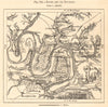 Rouen and its environs. Seine-Maritime. Sketch map 1885 old antique chart