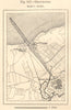 Gravelines plan & environs. Nord. Sketch map. SMALL 1885 old antique chart