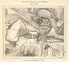 Charleville and Mézières plan and environs. Ardennes. Sketch map 1885 old