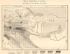Rain Map of Austria-Hungary. Precipitation. Sketch map 1885 old antique