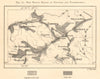 Eisenerz & Vordernberg lignite coal iron mining region. Austria. Sketch map 1885