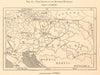 The Railways of Austria-Hungary. Sketch map 1885 old antique plan chart