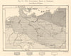 The Isothermal Lines of Germany. Sketch map 1885 old antique plan chart