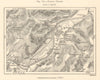 Treves (Trier) & environs. Rhineland-Palatinate. Moselle. Sketch map 1885