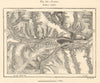 Passau & environs. Bavaria. Danube Inn Ilz rivers. Sketch map 1885 old