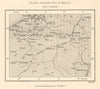 Linguistic Map of Belgium. French Dutch Flemish. Sketch map 1885 old