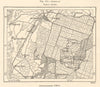 Alkmaar & environs. Netherlands. Sketch map 1885 old antique plan chart