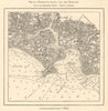 Plymouth Sound & the Hamoaze from an Admiralty Chart. Devon. Sketch map 1885