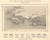 South Wales coast geological. Erosion. Pembrokeshire. Sketch map 1885 old