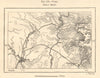 The city of York & environs. Yorkshire. Sketch map 1885 old antique chart
