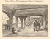 Watergate Street Row, Chester. Cheshire. SMALL 1885 old antique print picture