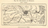 Manchester and environs. Ashton-under-Lyne Stockport. Sketch map 1885 old