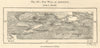Wall of Antoninus. Antonine Wall. Clyde-Forth. Scotland. Sketch map. SMALL 1885