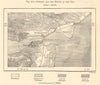 Dundee and the Mouth of the Tay. Carnoustie. Scotland. Sketch map 1885 old
