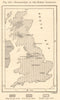 Distribution of the Roman Catholics in Great Britain. Sketch map 1885 old