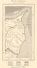 The Skaw. Skagen. Aalborg. Frederikshavn. Northern Denmark. Sketch map 1885