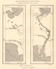Höytiäisenkanava. Lake Pyhäselkä. Northern Karelia. Finland. Sketch map 1885