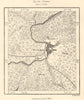 Vitebsk & environs. Belarus. Sketch map 1885 old antique plan chart