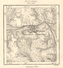 Smolensk plan and environs. Russia. Sketch map 1885 old antique chart