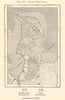 Kanin Peninsula. Russia. Sketch map 1885 old antique vintage plan chart