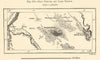 Salt Steppes and Lake Elton. Russia Kazakhstan. Sketch map 1885 old