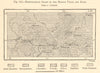 Middle Volga & Kama ethnic Russians Cheremissians Tatars Votyaks Sketch map 1885