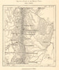 Passes of the Middle Urals. Perm Tobolsk Yekaterinburg. Russia. Sketch map 1885