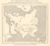 Parallelism of the main Asiatic mountain ranges. Sketch map 1885 old