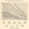 Geological Formations of the Central Caucasus. Georgia. Sketch map 1885