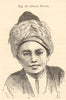 Young Nogai boy, Dagestan/eastern Caucasus. Russia. SMALL 1885 old print