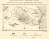 Caucasus 1840/59 earthquakes. Azerbaijan Armenia Georgia Turkey. Sketch map 1885