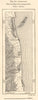 Lenkoran (Lankaran) & surrounding coastline, Azerbaijan. Sketch map 1885