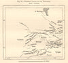 Western Tian Shan mtns. Uzbekistan Kazakhstan Kyrgyzstan China. Sketch map 1885