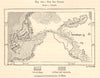Syr Darya delta & Lake Qamystybas, Aral Sea. Kazakhstan. Sketch map 1885